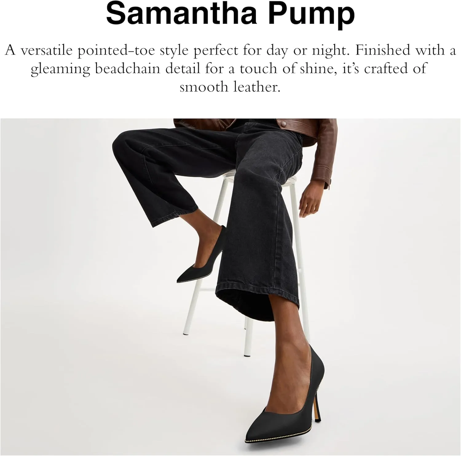 Coach Samantha Leather Pump