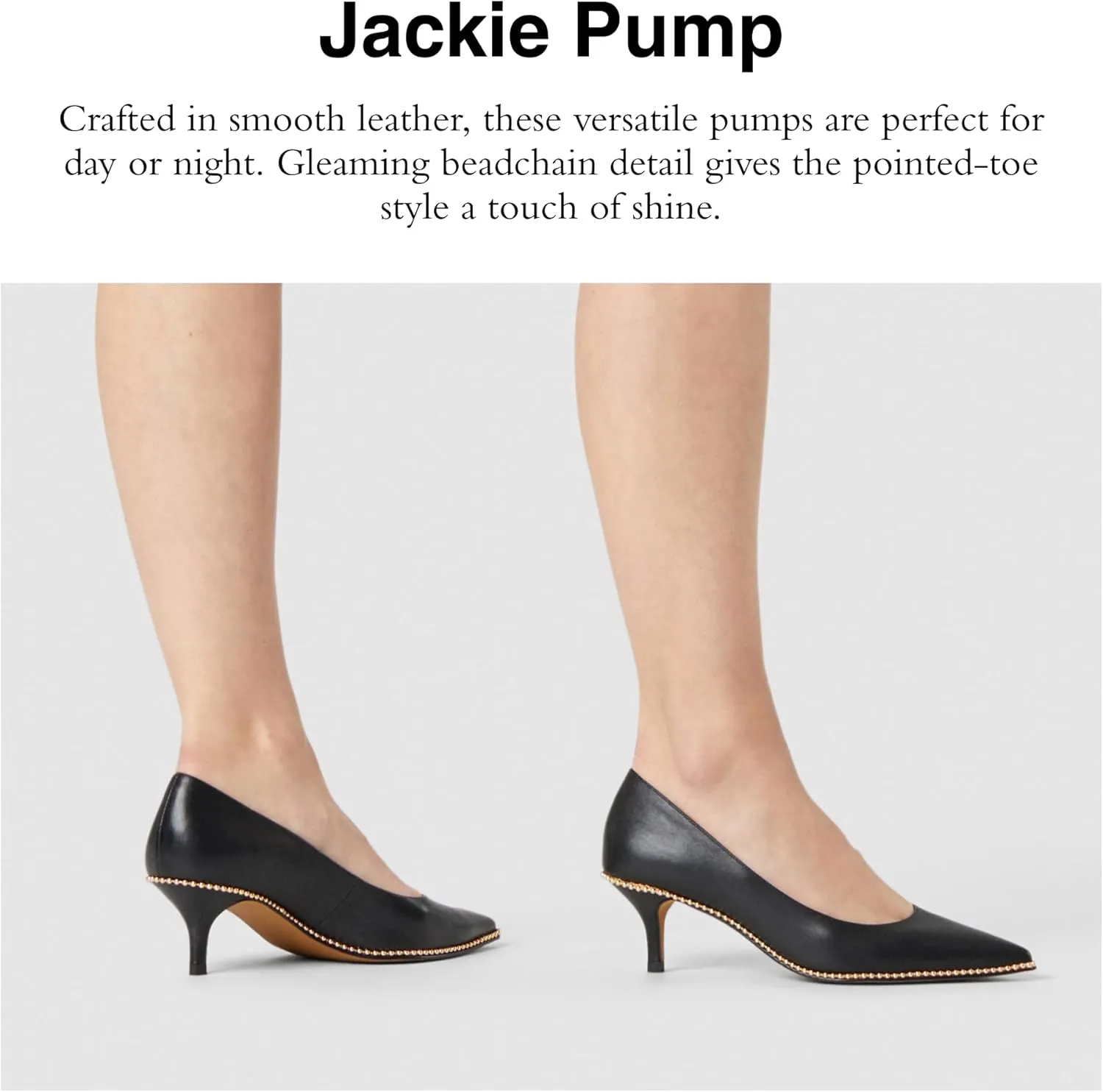 Coach Women's Jackie Leather Pump