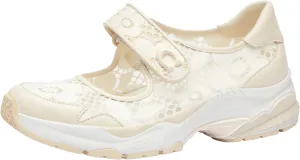Coach Women's Lace Mary Jane Sneaker, Charcoal/Black, 7