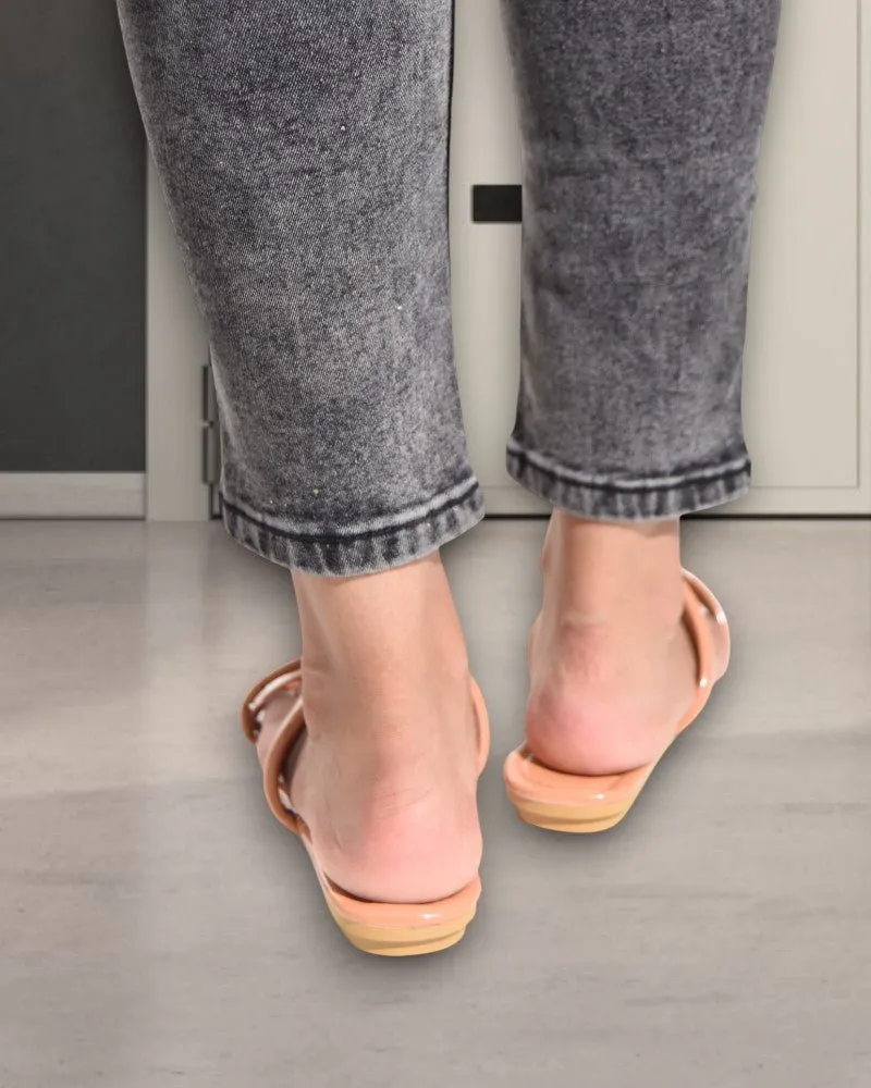 Coffee Slip On Sandal
