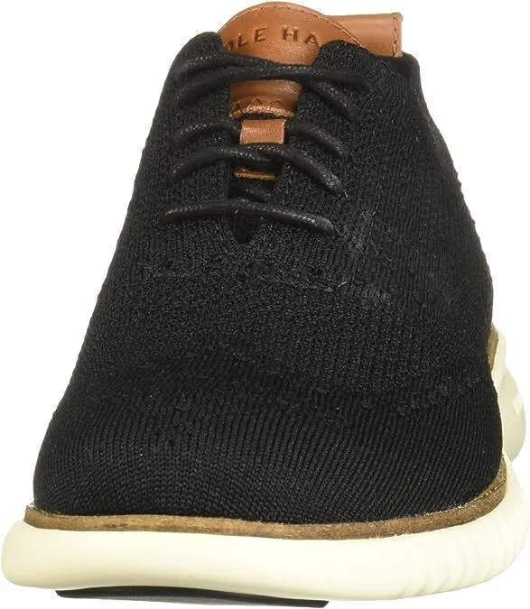 Cole Haan Mens 2.0 Zerogrand Stitchlite Oxford Black/Ivory C27568