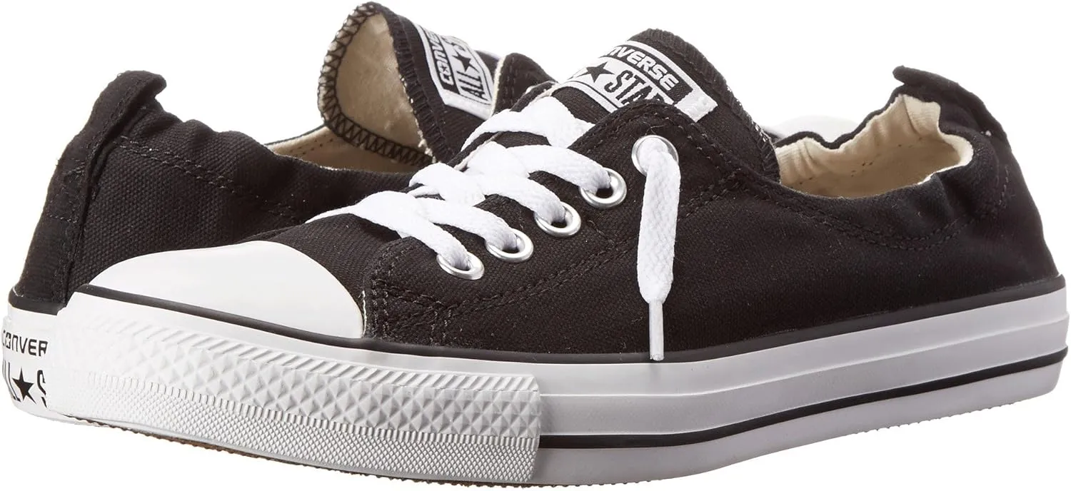 Converse Women Shoreline Slip on Sneaker Black White