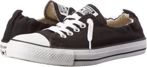 Converse Women Shoreline Slip on Sneaker Black White