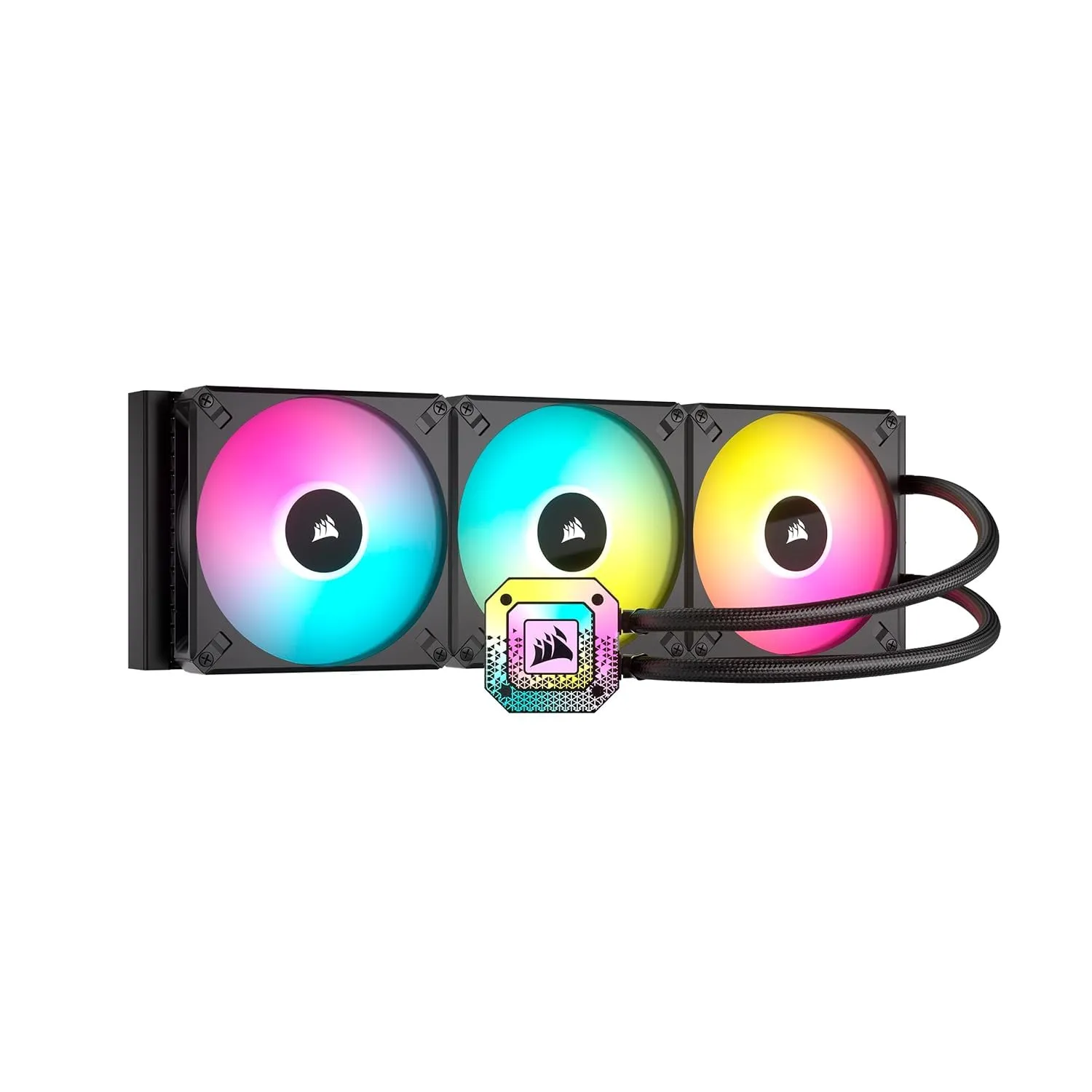 Corsair iCUE H170i Elite CAPELLIX XT Liquid CPU Cooler - Three AF140 RGB Elite Fans - 420mm Radiator - Intel® LGA 1700, 1200, 115X, 2066, AMD® AM5, AM4 - Included iCUE Commander CORE - Black (Renewed)