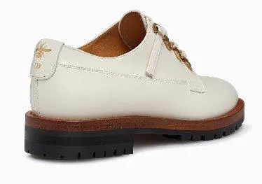 Derby Shoes in Calfskin Leather - Black or White