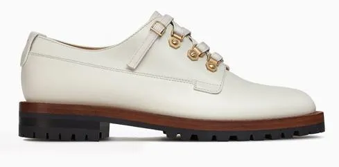 Derby Shoes in Calfskin Leather - Black or White