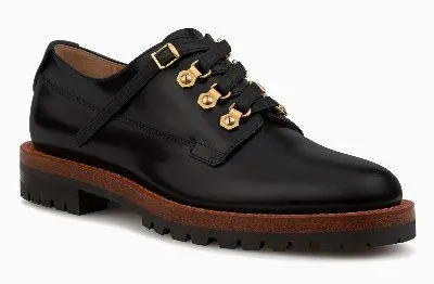 Derby Shoes in Calfskin Leather - Black or White