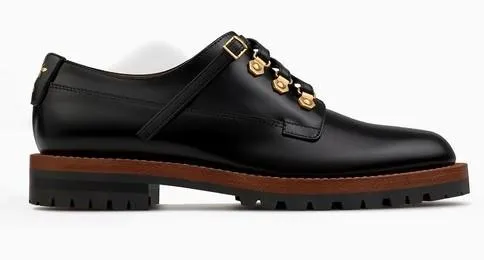 Derby Shoes in Calfskin Leather - Black or White