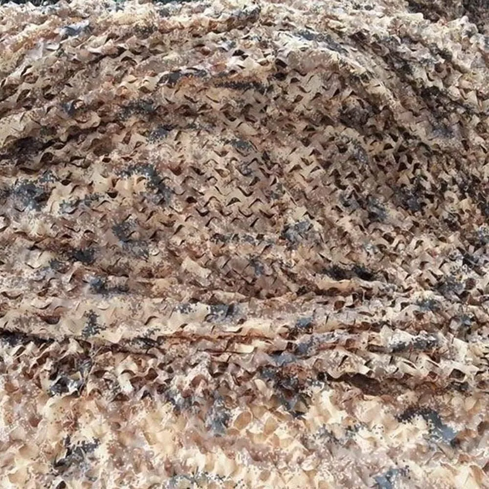 Desert Camouflage, Military Camouflage Shade net, Anti-Pull and Tear-Resistant, Portable, Outdoor Decoration, Customizable. (Size : 16.5×20ft/5×6M)