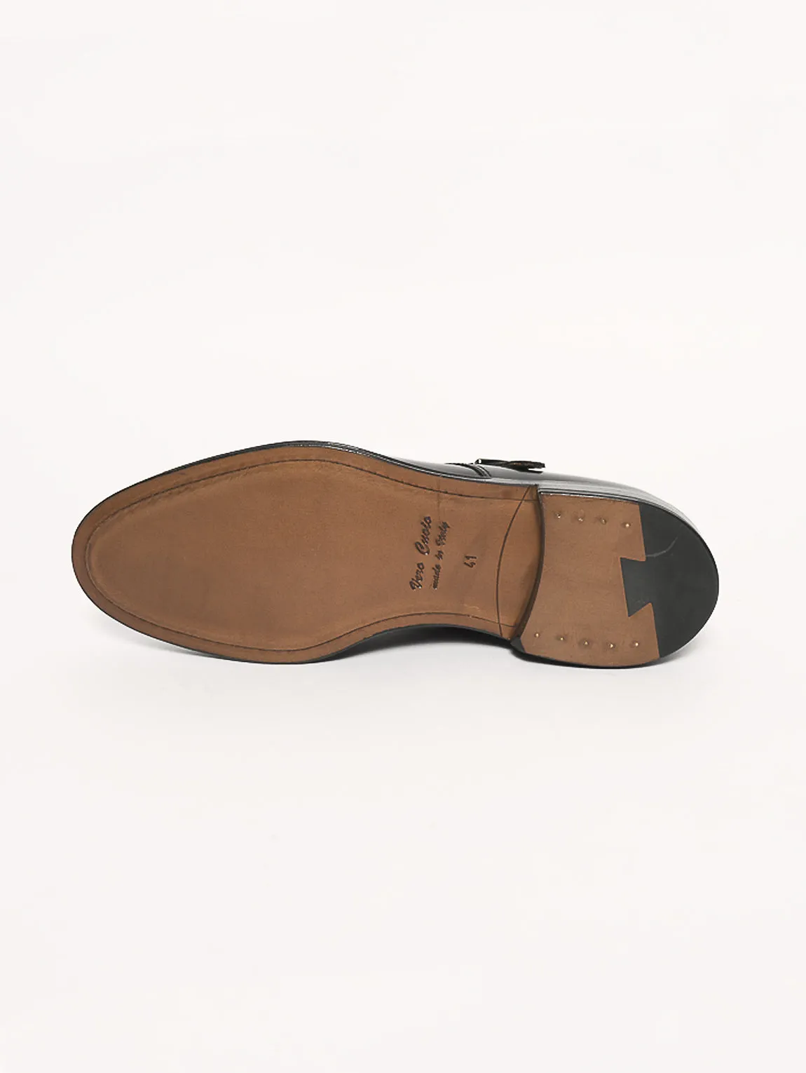 Double monk strap Nero