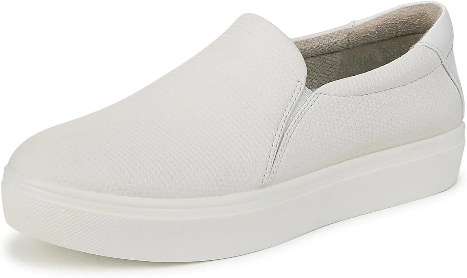 Dr. Scholl's Womens Madison Cloud Sneaker White Snake 7.5M