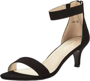 DREAM PAIRS Women's Fiona Fashion Stilettos Open Toe Pump Heeled Sandals