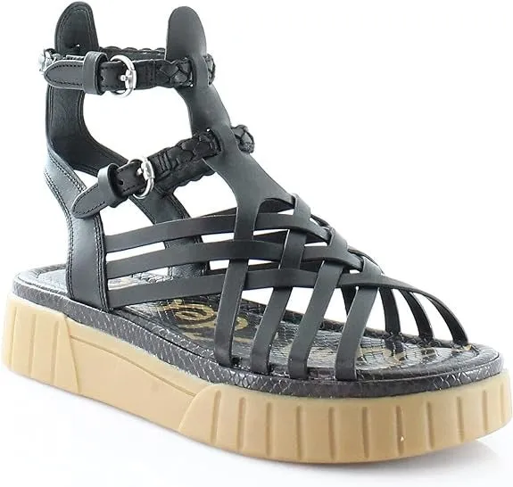 Edelman Ankle Functional Black Strap Sandal Platform Wedge Full product lineup Geana Braided Gladiator Sam