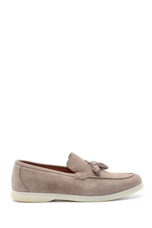 Erkek Süet Deri Loafer
