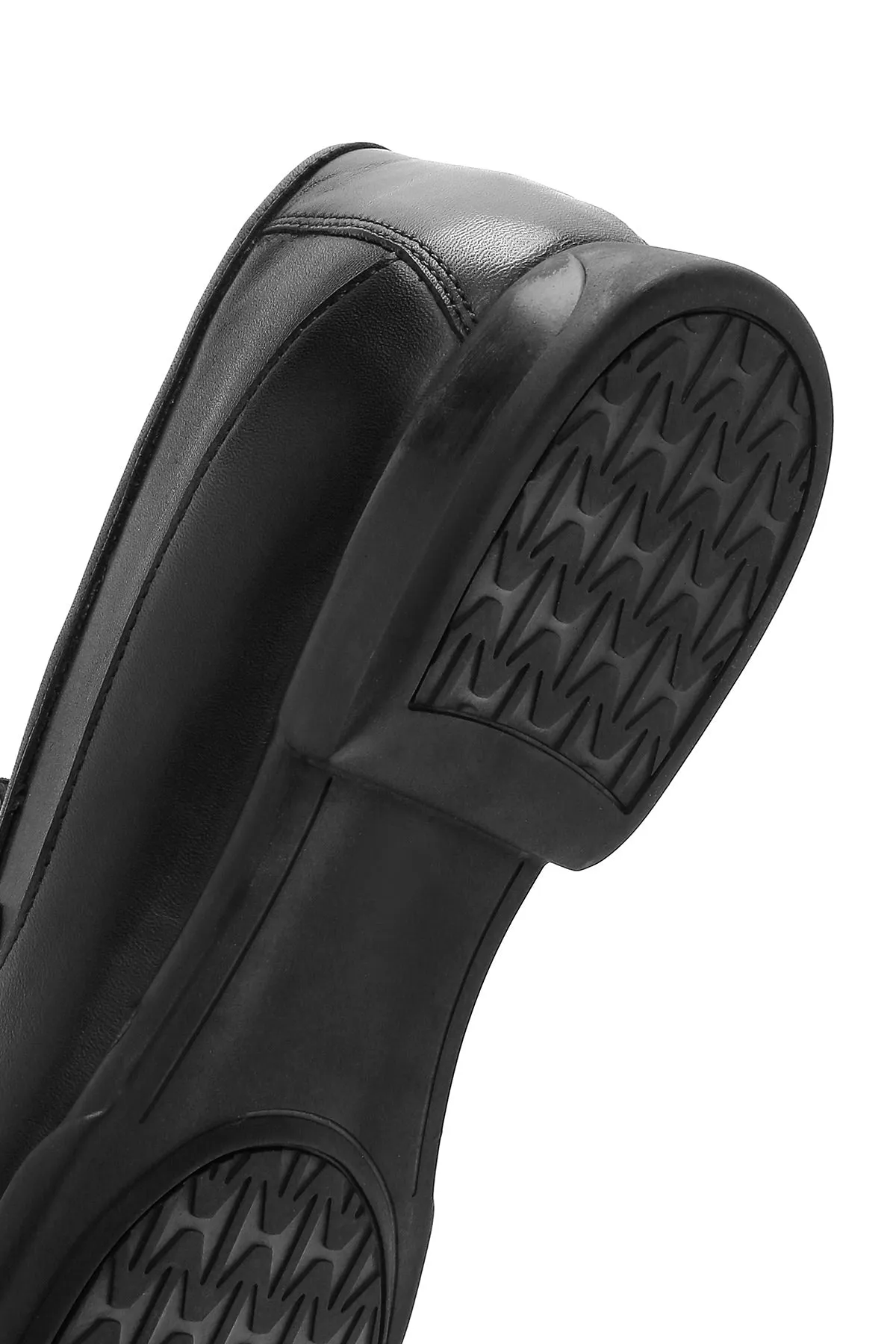 Erkek Siyah Deri Klasik Loafer