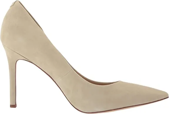 Fashion Invitation-only sale Loved by customers Edelman Pistachio Hazel Pumps Sam Stiletto Toe Slip Heel Pointed On Leather