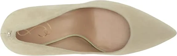 Fashion Invitation-only sale Loved by customers Edelman Pistachio Hazel Pumps Sam Stiletto Toe Slip Heel Pointed On Leather