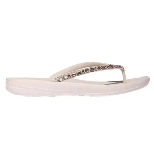 FitFlop Ladies Multi-Crystal Flip-Flops -Iqushion - Nude