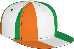 Flag of Ivory Coast Outdoor Sports Baseball Cap, Daily Sports Adjustable Fashionable Flat Brim hat, Unisex Four-Season Outdoor Sports Cap,