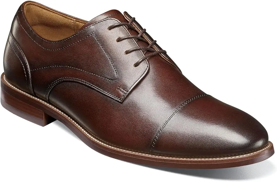Florsheim Men's Rucci Cap Toe Oxford Cognac
