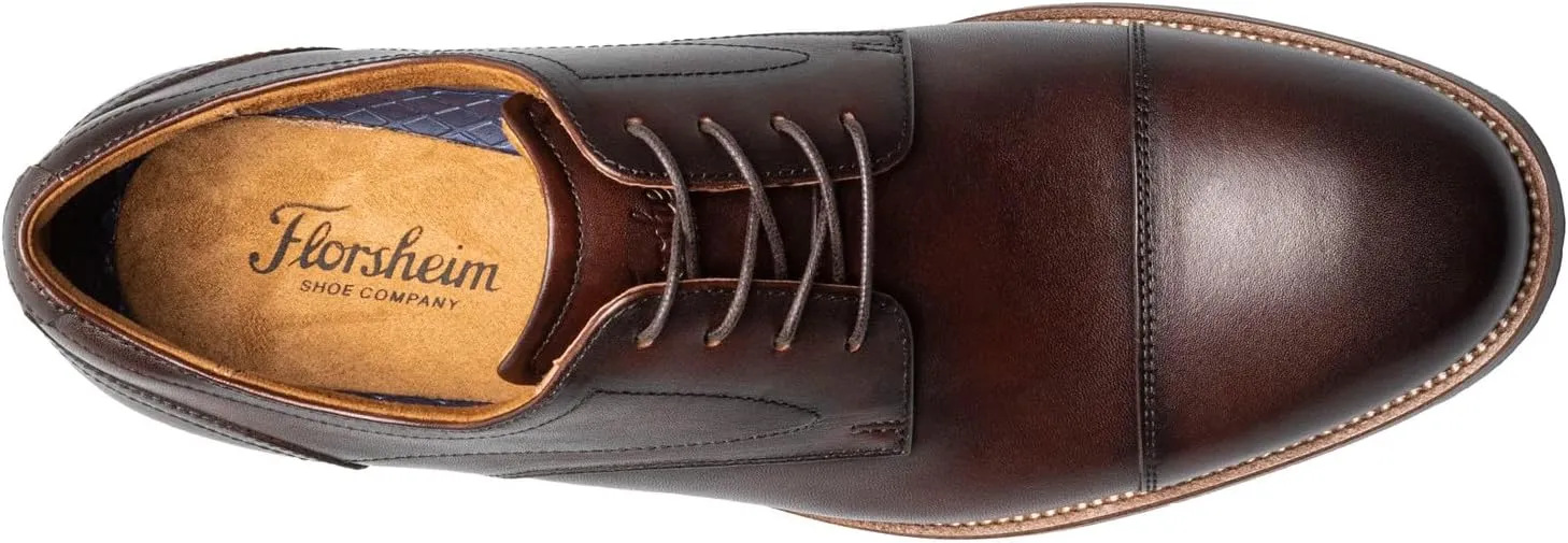 Florsheim Men's Rucci Cap Toe Oxford Cognac