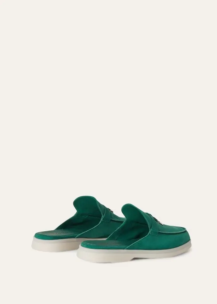 Forest Leaves Babouche Charms Walk Loafers