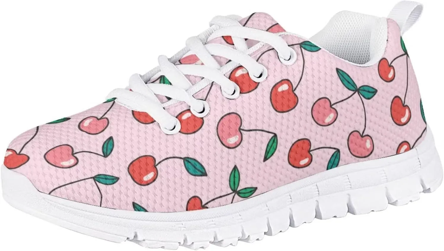 Girls Cute Tennis Shoes Cow Sunflower Leopard Print Casual Kids Sneakrs Lightweight Lace Up Soft School Athletic Running Shoes