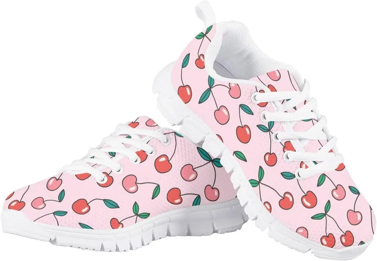 Girls Cute Tennis Shoes Cow Sunflower Leopard Print Casual Kids Sneakrs Lightweight Lace Up Soft School Athletic Running Shoes