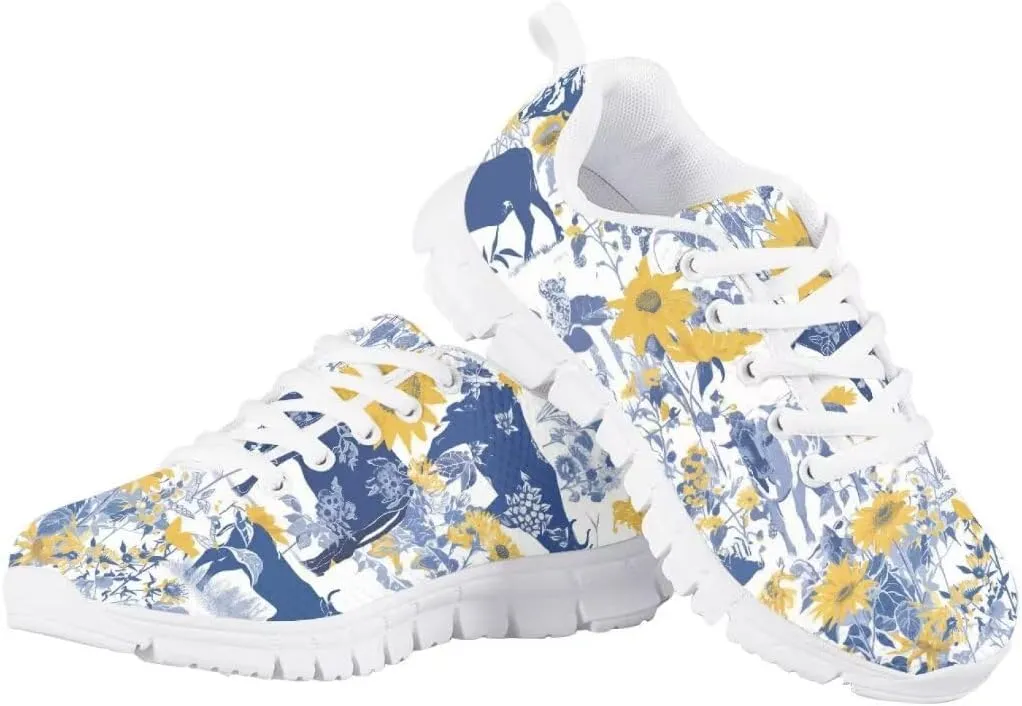 Girls Sneakers Kids Running Shoes Girls Mesh Fitness Shoe Sneaker Lightweight Outdoor Sports Athletic Tennis Shoes