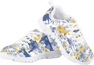 Girls Sneakers Kids Running Shoes Girls Mesh Fitness Shoe Sneaker Lightweight Outdoor Sports Athletic Tennis Shoes