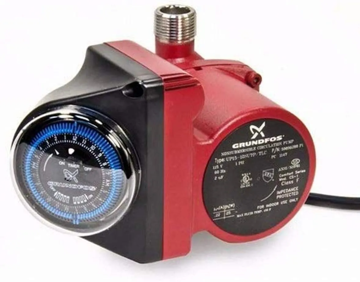 Grundfos GRU-595916 Recirculating Hot Water Pump Comfort System 25 Watts, Easy Install. Instant hot water throughout system. Entire Kit Included