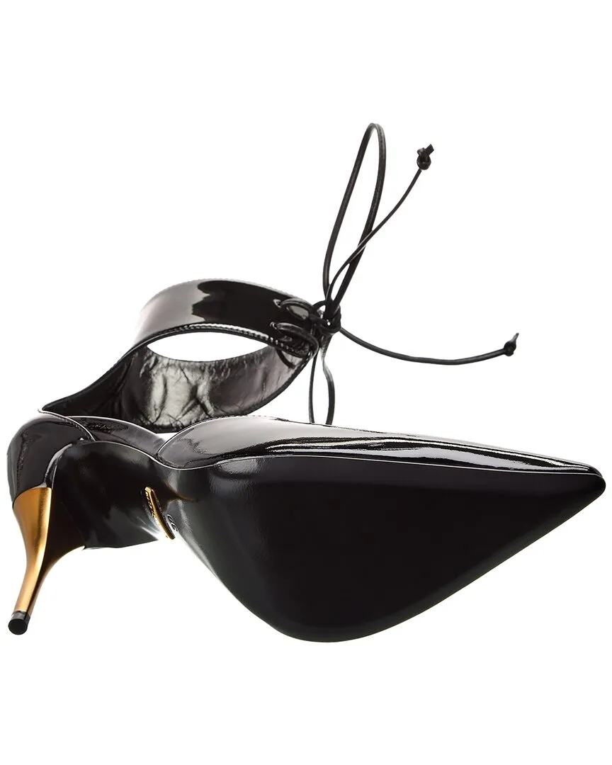 Gucci Knot Detail Patent Pump