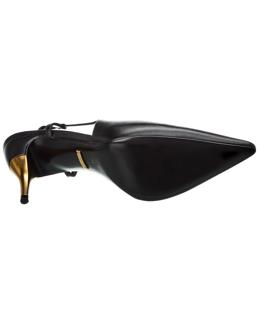 Gucci Leather Slingback Pump