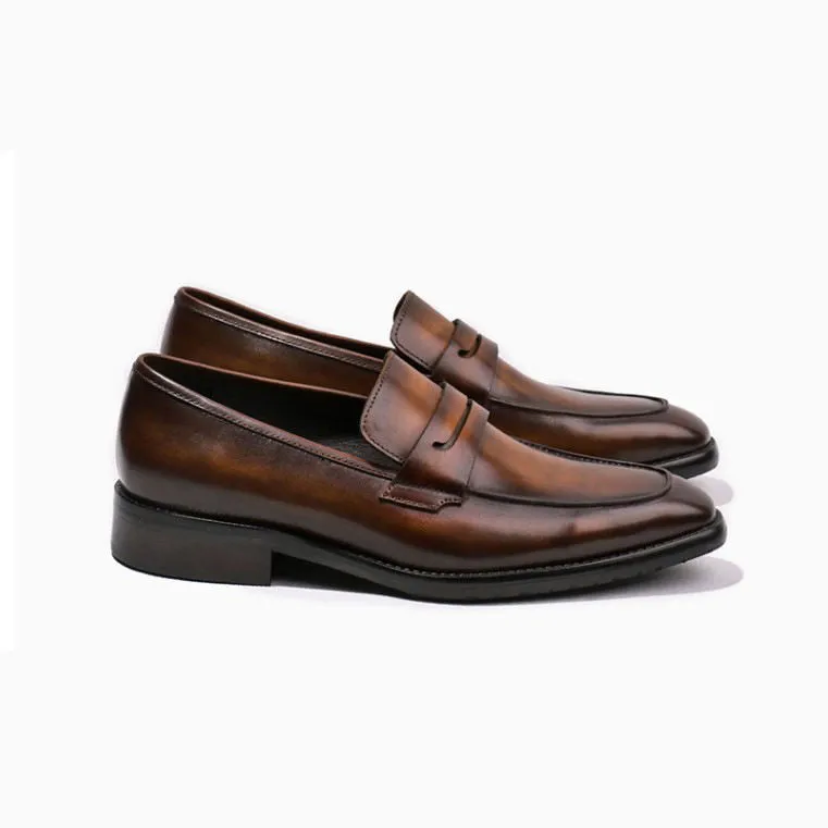 Handmade Full Grain Leather Loafer Shoes