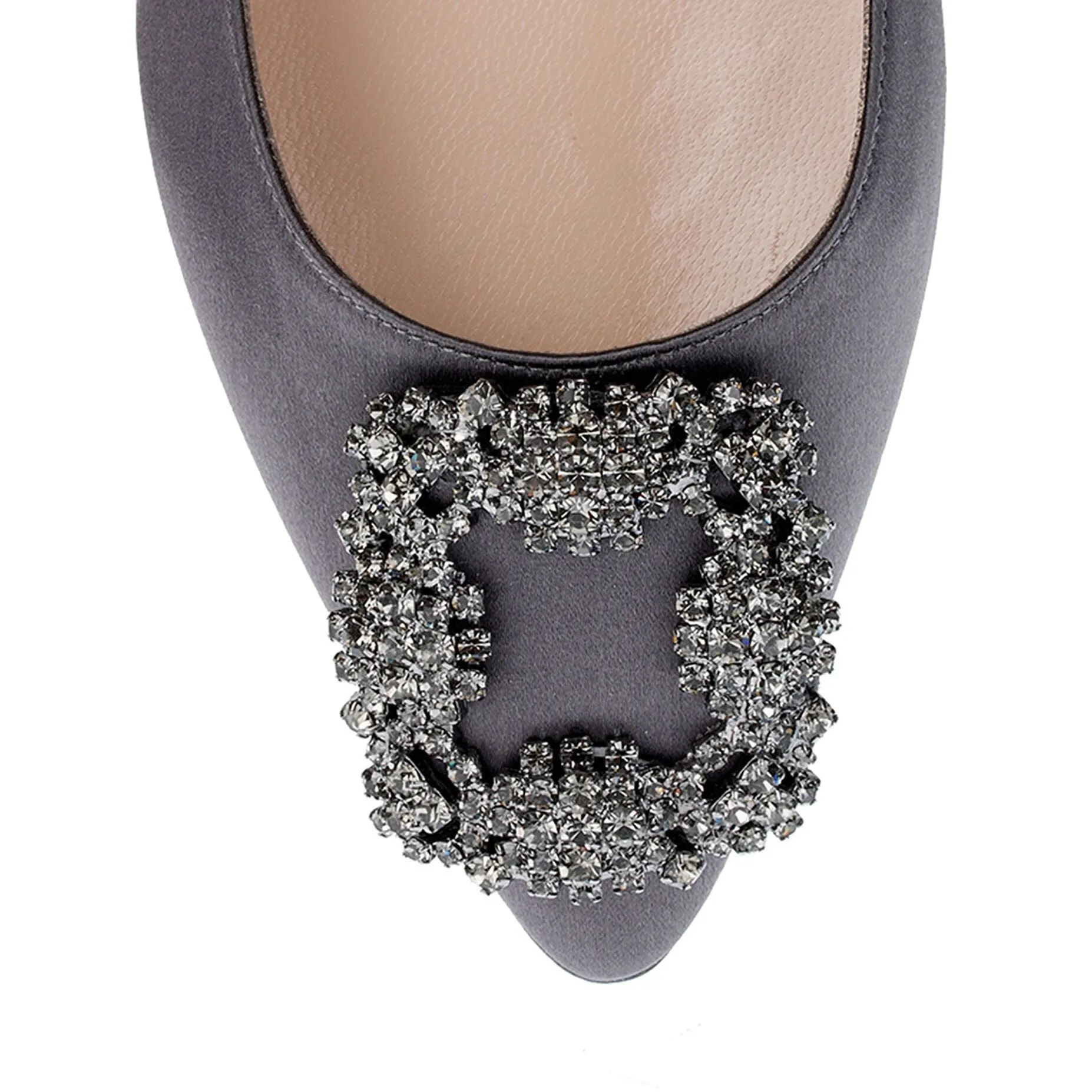 Hangisi 105 dark grey satin pump