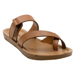 Inblu TAN Sandal with slip-on for female