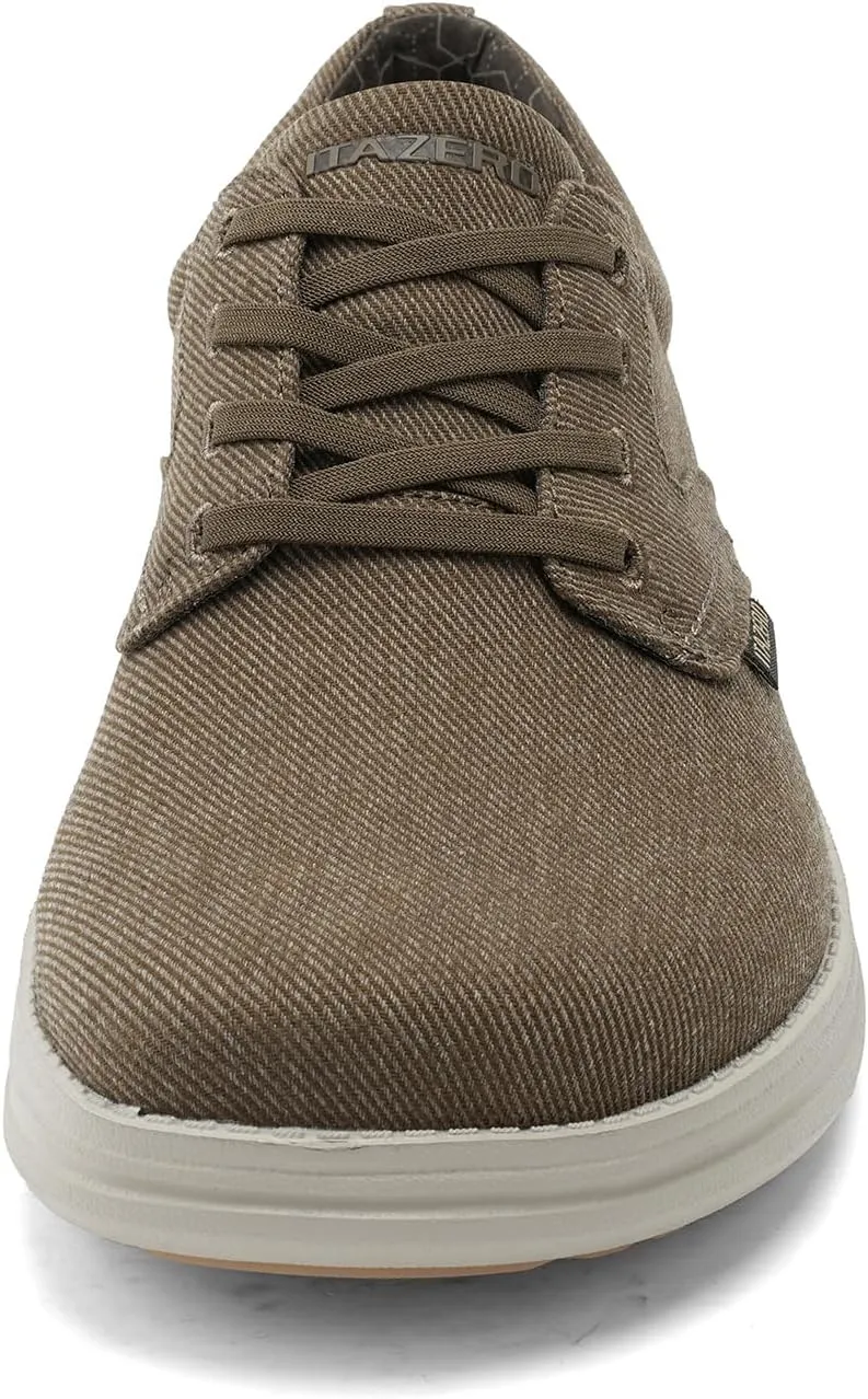 ITAZERO Men's Wide Toe Box Mesh Shoes Business Casual Wide Width Walking Shoes with Arch Support Insole for Plantar Fasciitis