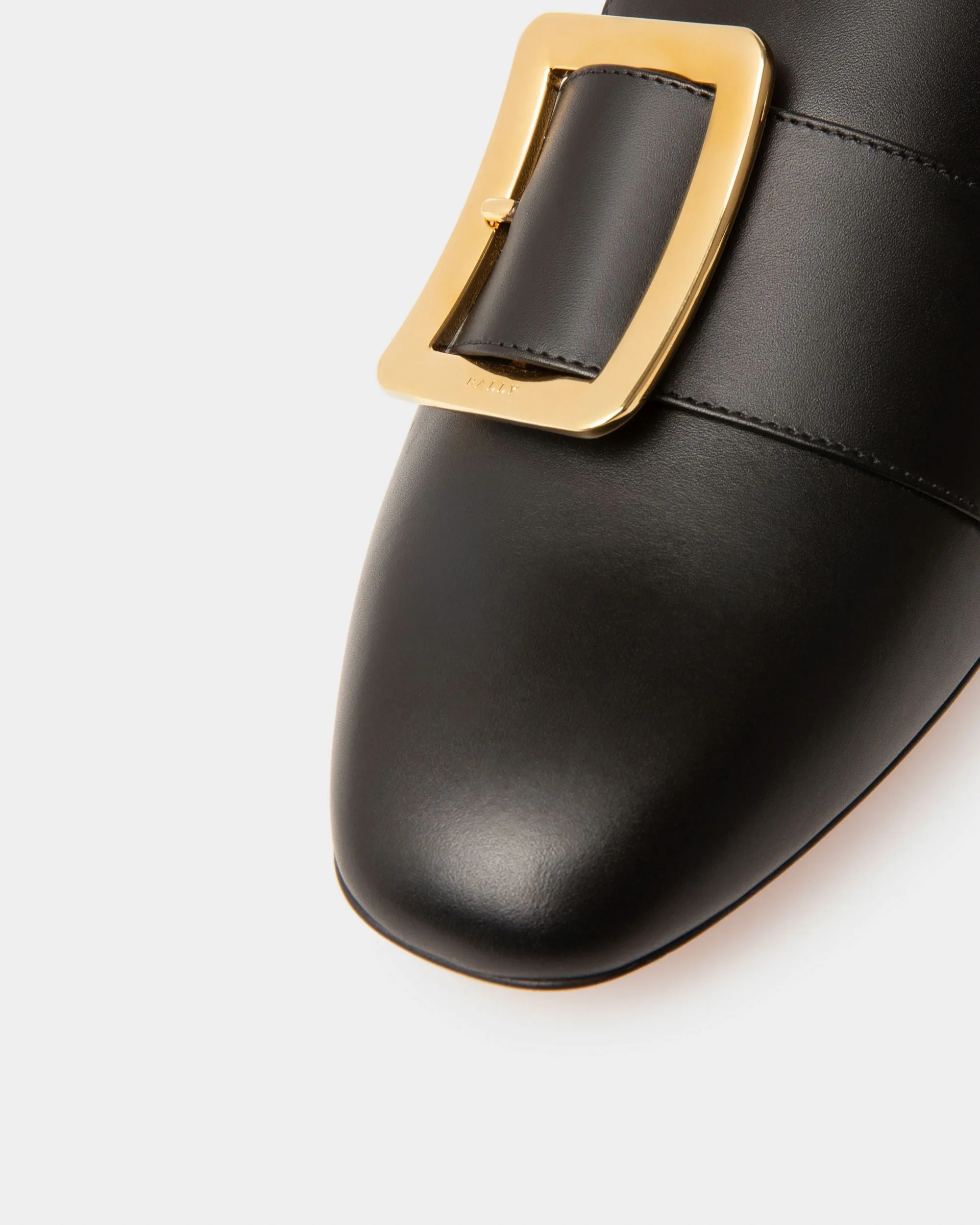 Janelle Women's Calf Leather Pump With 40Mm Heel In Black