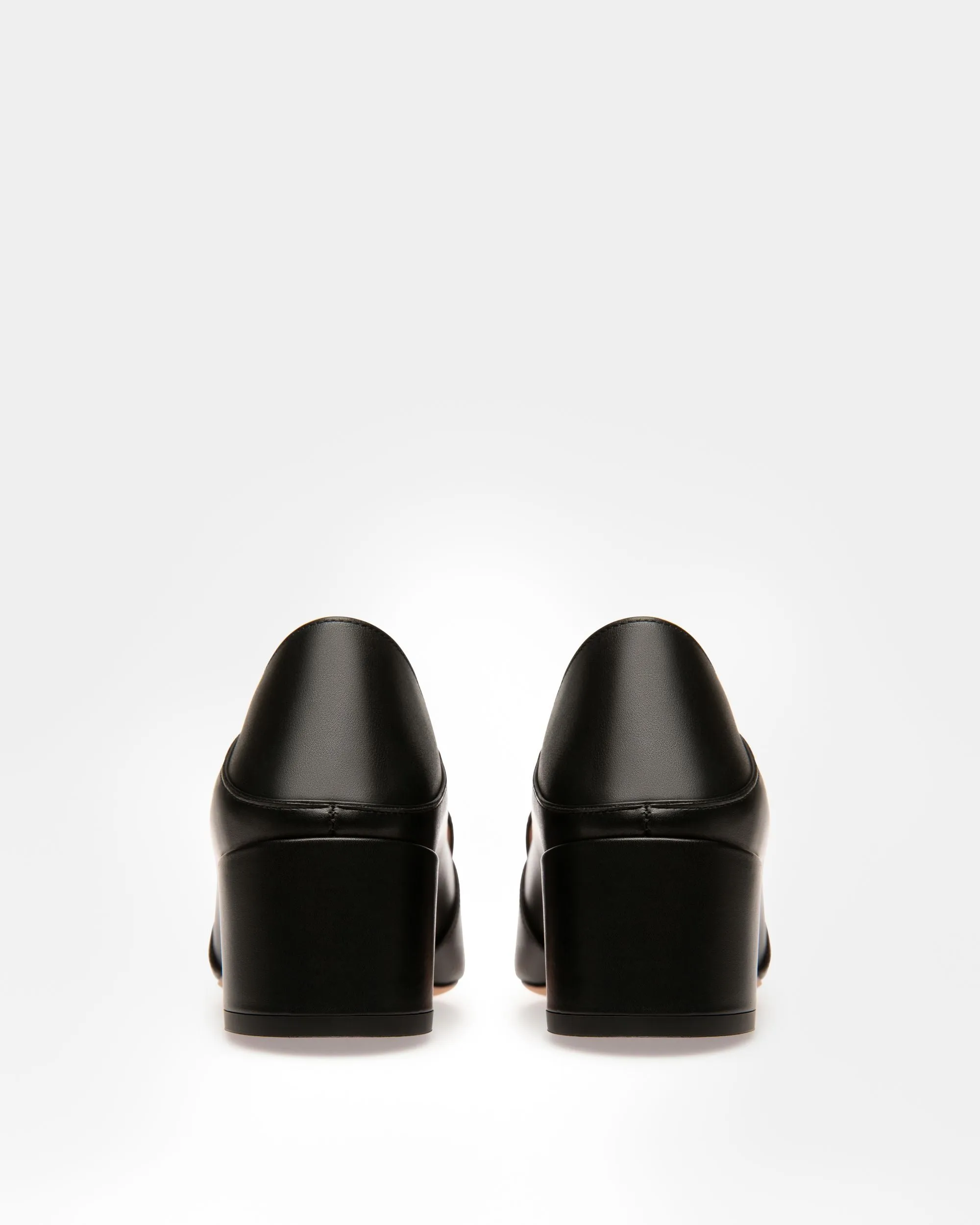 Janelle Women's Calf Leather Pump With 40Mm Heel In Black