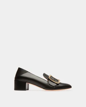 Janelle Women's Calf Leather Pump With 40Mm Heel In Black