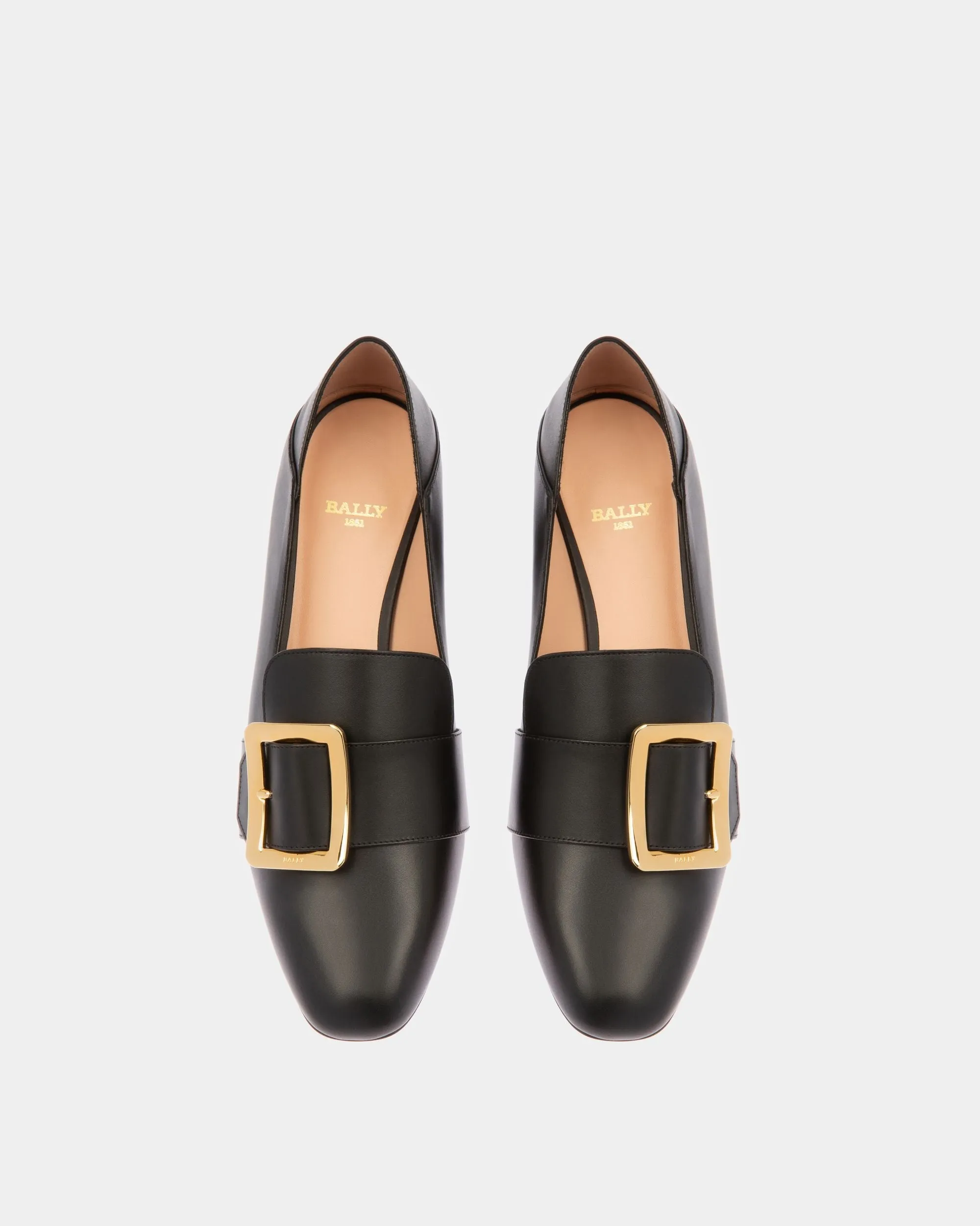 Janelle Women's Calf Leather Pump With 40Mm Heel In Black