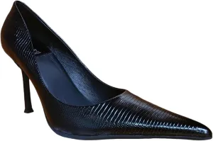 Jeffrey Campbell RISKTAKER Heels Black Lizard