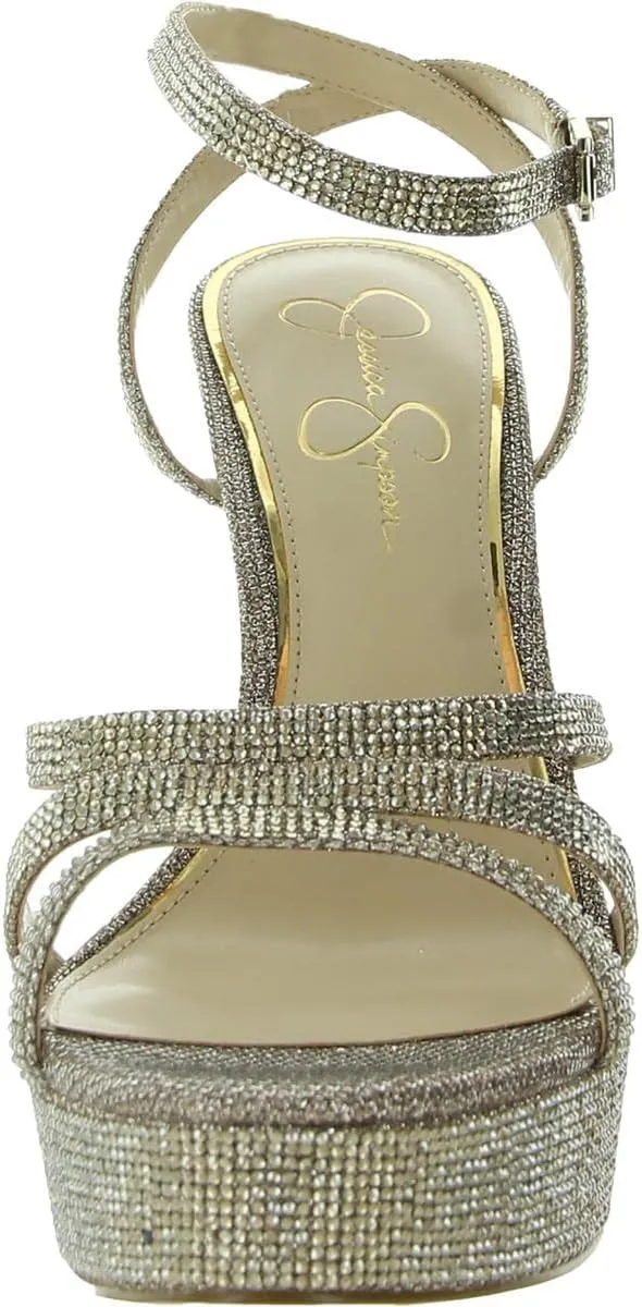 Jessica Simpson Womens Balina 2 Strappy Dressy Platform Heels