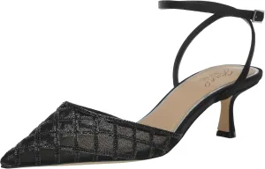 Jewel Badgley Mischka Yesenia Mesh Panel Kitten Heel