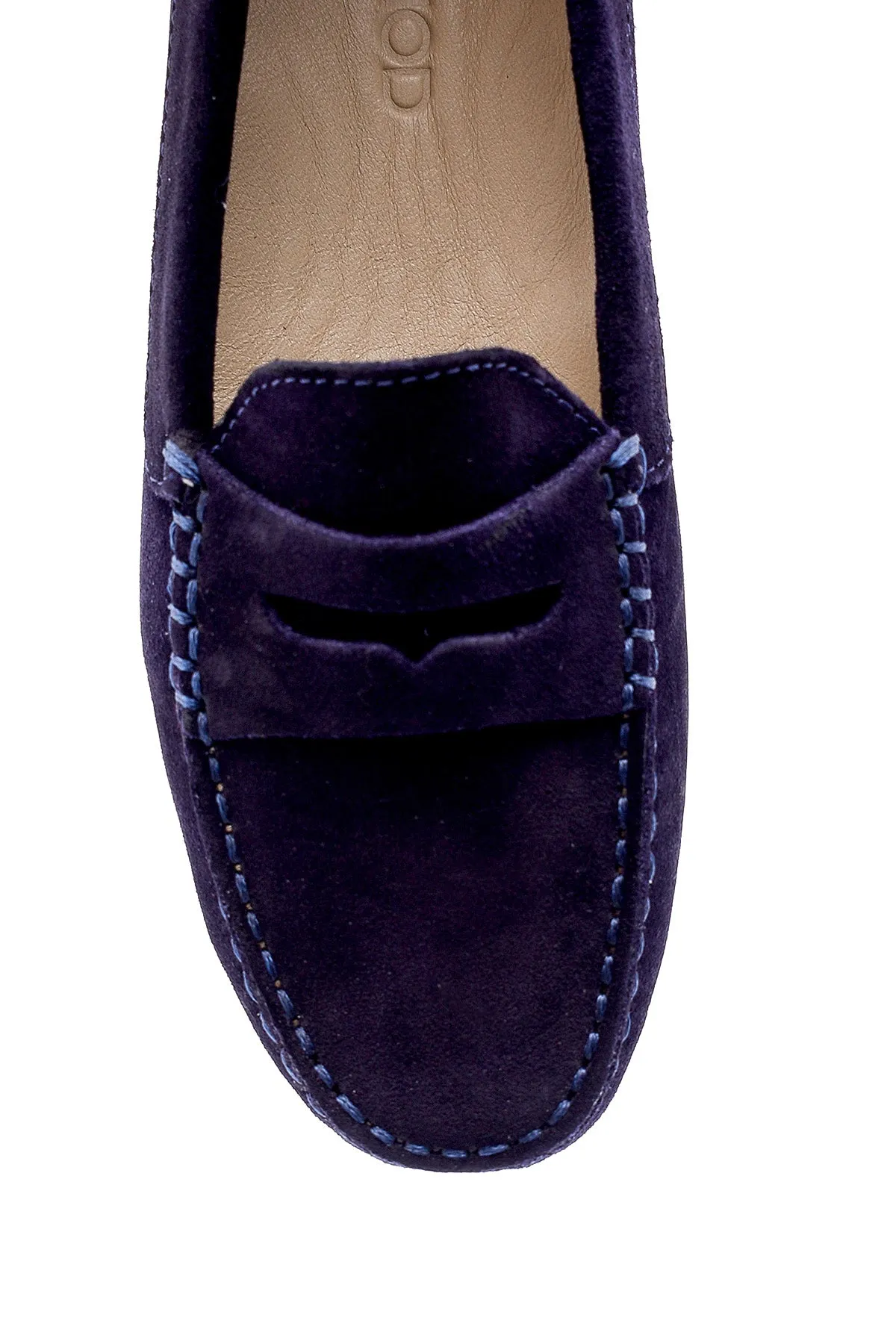 Kadın Süet Deri Casual Loafer