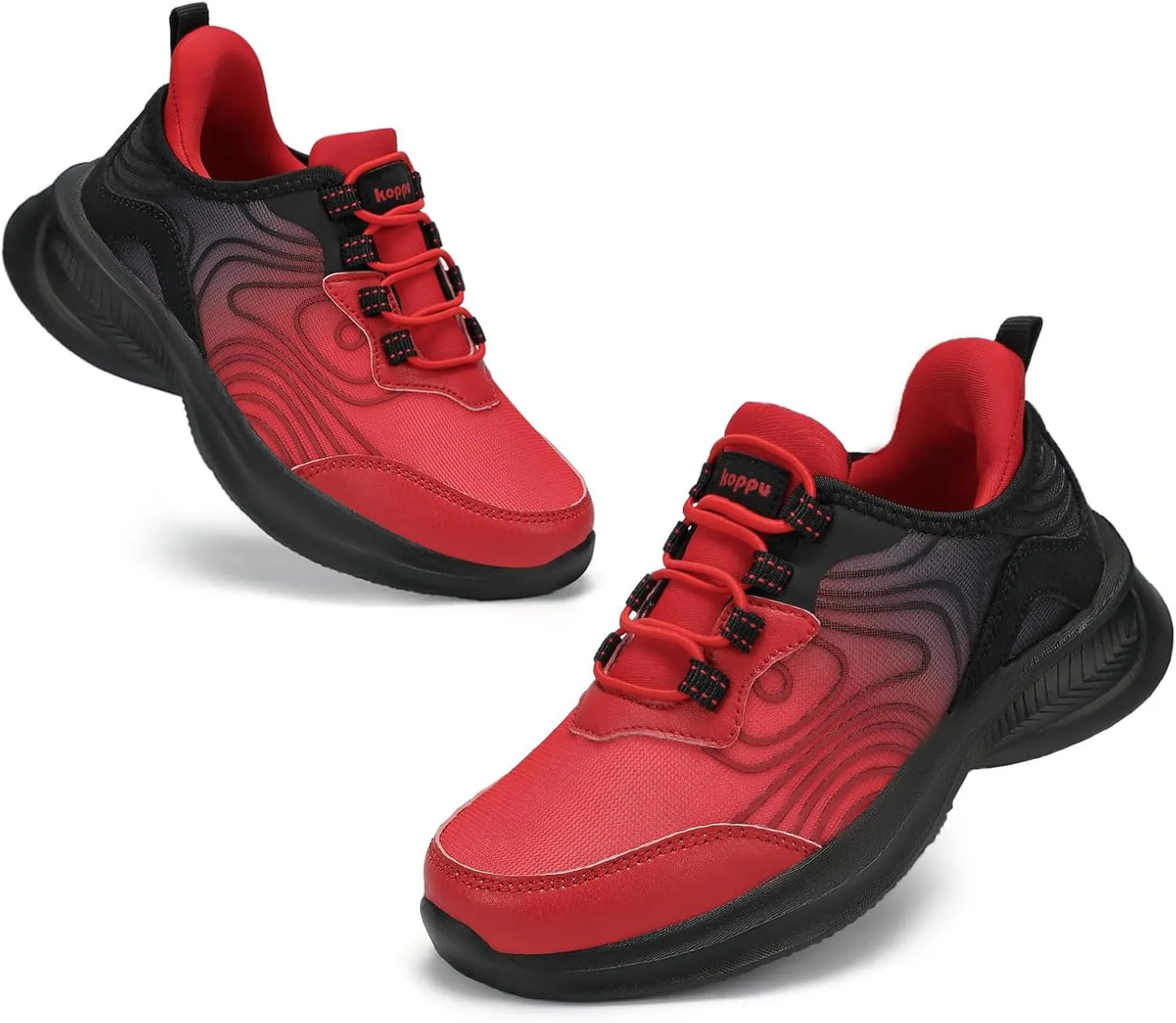 koppu Boys Girls Sneakers Slip-On Lightweight Athletic Shoes Running Walking Tennis Shoes for Toddlers/Little Kids/Big Kids