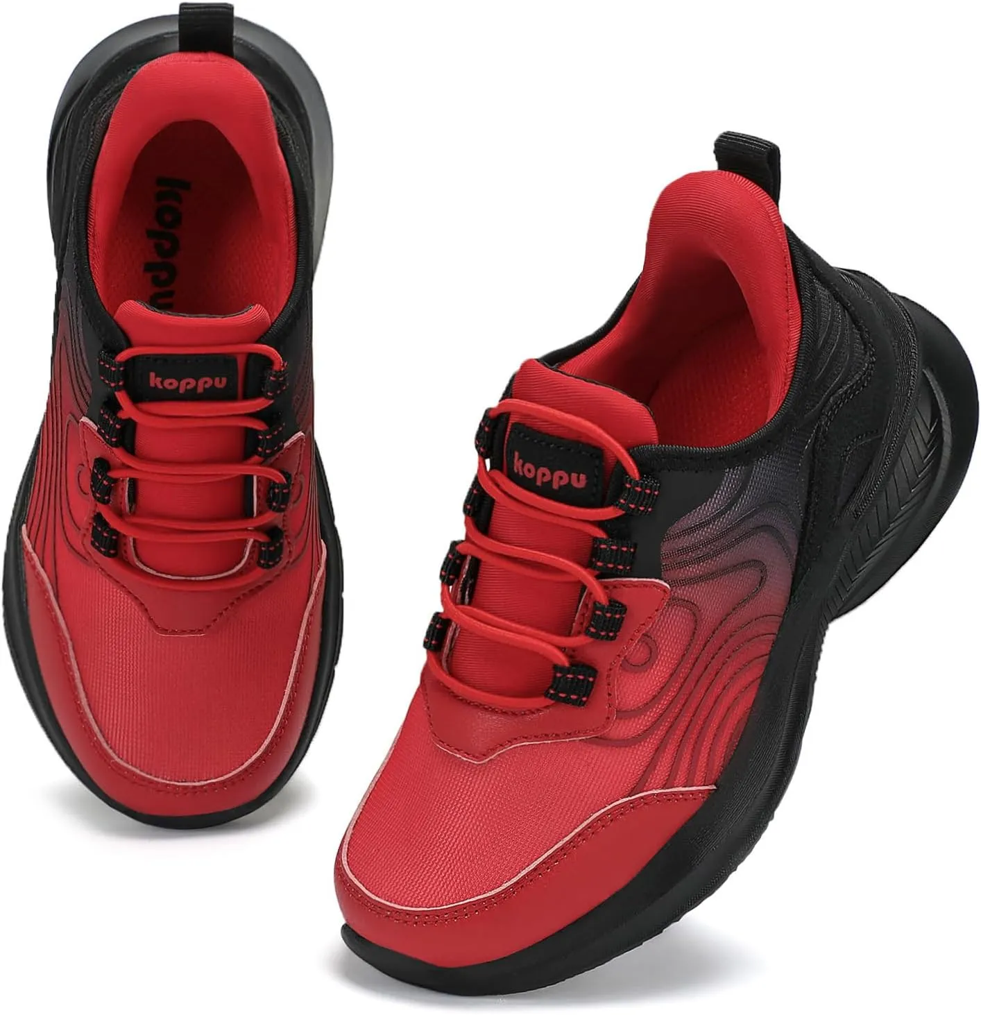 koppu Boys Girls Sneakers Slip-On Lightweight Athletic Shoes Running Walking Tennis Shoes for Toddlers/Little Kids/Big Kids
