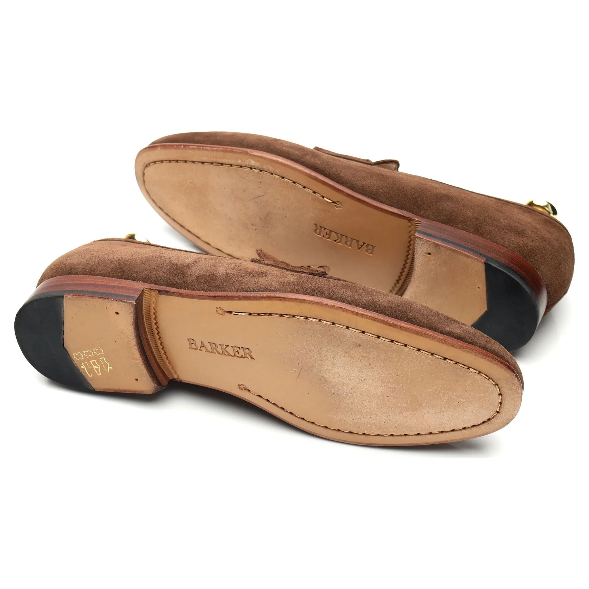 'Ledley' Brown Suede Loafers UK 7 F