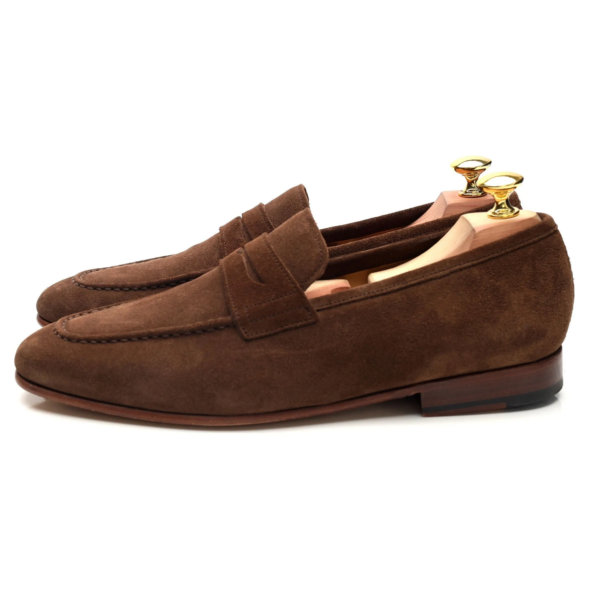 'Ledley' Brown Suede Loafers UK 7 F