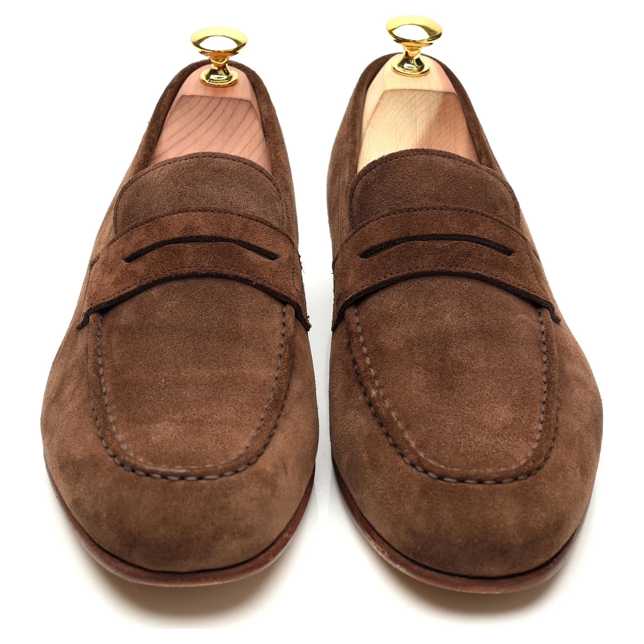 'Ledley' Brown Suede Loafers UK 7 F